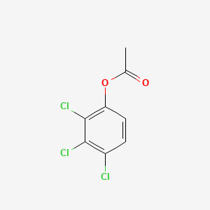 molecular formula C8H5Cl3O2 B3344223 Phenol, 2,3,4-trichloro-, acetate CAS No. 61925-89-1