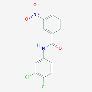 molecular formula C13H8Cl2N2O3 B3344228 N-(3,4-dichlorophenyl)-3-nitrobenzamide CAS No. 62129-26-4