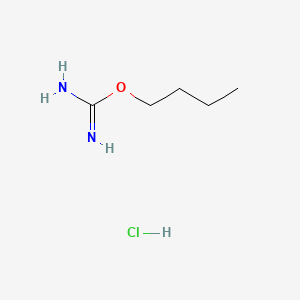 molecular formula C5H13ClN2O B3344235 2-Butylisouronium chloride CAS No. 62432-76-2