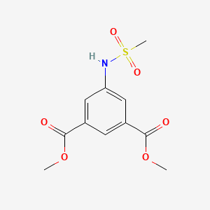 molecular formula C11H13NO6S B3344245 Dimethyl 5-(methylsulfonamido)isophthalate CAS No. 62814-45-3