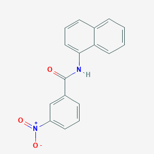 molecular formula C17H12N2O3 B3344248 N-1-naphthyl-3-nitrobenzamide CAS No. 63295-50-1