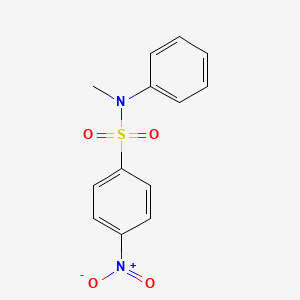 molecular formula C13H12N2O4S B3344272 N-methyl-4-nitro-N-phenylbenzenesulfonamide CAS No. 64999-94-6