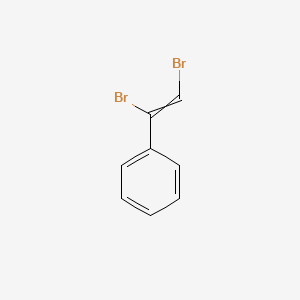 molecular formula C8H6Br2 B3344326 Benzene, (1,2-dibromoethenyl)- CAS No. 6607-46-1