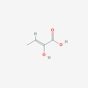 molecular formula C4H6O3 B3344354 2-Hydroxybut-2-enoic acid CAS No. 67784-09-2