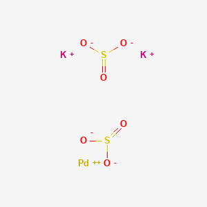 molecular formula K2O6PdS2 B3344372 Sulfurous acid, palladium(2+) potassium salt (2:1:2) CAS No. 68310-13-4
