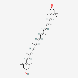 molecular formula C40H56O2 B3344449 (3S,3'S,all-E)-Zeaxanthin CAS No. 72002-36-9
