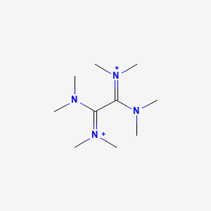 molecular formula C10H24N4+2 B3344456 [1,2-Bis(dimethylamino)-2-dimethylazaniumylideneethylidene]-dimethylazanium CAS No. 7234-71-1