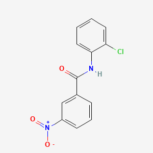 molecular formula C13H9ClN2O3 B3344476 N-(2-chlorophenyl)-3-nitrobenzamide CAS No. 73544-83-9