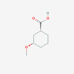 Cyclohexanecarboxylic acid, 3-methoxy-, (1R,3S)-rel-