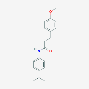 molecular formula C19H23NO2 B334450 N-(4-isopropylphenyl)-3-(4-methoxyphenyl)propanamide 