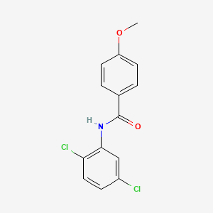 molecular formula C14H11Cl2NO2 B3344513 N-(2,5-dichlorophenyl)-4-methoxybenzamide CAS No. 7465-94-3