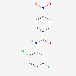 molecular formula C13H8Cl2N2O3 B3344518 N-(2,5-dichlorophenyl)-4-nitrobenzamide CAS No. 7506-44-7