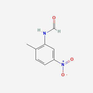 molecular formula C8H8N2O3 B3344528 N-(2-methyl-5-nitrophenyl)formamide CAS No. 77252-56-3