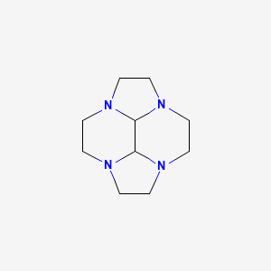 molecular formula C10H18N4 B3344569 2a,4a,6a,8a-Decahydrotetraazacyclopent[fg]acenaphthylene CAS No. 79236-92-3