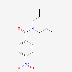 molecular formula C13H18N2O3 B3344582 4-nitro-N,N-dipropylbenzamide CAS No. 79868-22-7