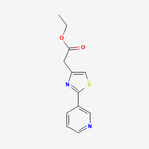 Ethyl 2-(2-(pyridin-3-yl)thiazol-4-yl)acetate