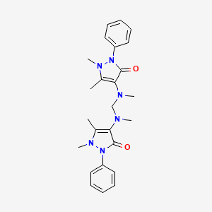 4,4'-[Methylenebis(methylimino)]bis[1,2-dihydro-1,5-dimethyl-2-phenyl-3H-pyrazol-3-one]