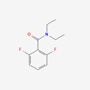 molecular formula C11H13F2NO B3344614 Benzamide, N,N-diethyl-2,6-difluoro- CAS No. 84044-78-0