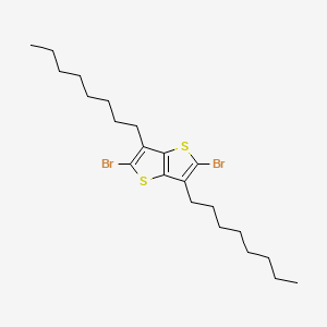 2,5-Dibromo-3,6-dioctylthieno[3,2-b]thiophene