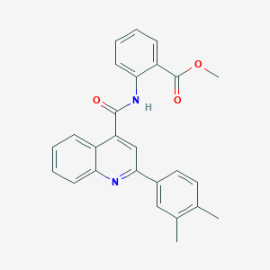Methyl 2-({[2-(3,4-dimethylphenyl)-4-quinolinyl]carbonyl}amino)benzoate