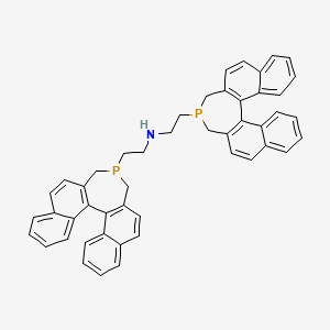 molecular formula C48H41NP2 B3344635 Bis(2-(3H-dinaphtho[2,1-c:1',2'-e]phosphepin-4(5H)-yl)ethyl)amine CAS No. 851870-89-8
