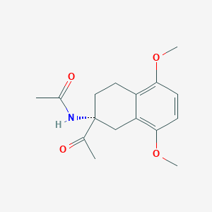 (R)-N-(2-Acetyl-1,2,3,4-tetrahydro-5,8-dimethoxy-2-naphthalenyl)acetamide