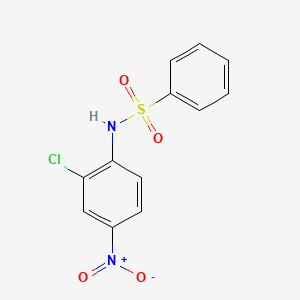 N-(2-chloro-4-nitrophenyl)benzenesulfonamide