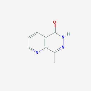 molecular formula C8H7N3O B3344770 8-甲基吡啶并[2,3-d]嘧啶并-5(6H)-酮 CAS No. 90004-07-2
