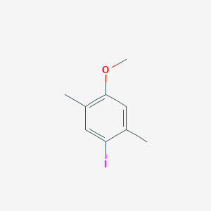 molecular formula C9H11IO B3344791 1-Iodo-4-methoxy-2,5-dimethylbenzene CAS No. 90609-46-4