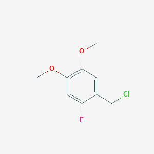 1-(Chloromethyl)-2-fluoro-4,5-dimethoxybenzene