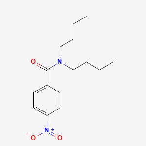 molecular formula C15H22N2O3 B3344816 N,N-Dibutyl-4-nitro-benzamide CAS No. 92700-26-0