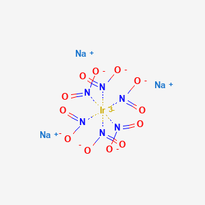 molecular formula IrN6Na3O12-6 B3344847 Sodium hexanitroiridate(III) CAS No. 94022-51-2