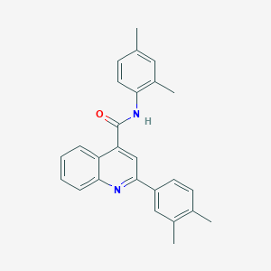 molecular formula C26H24N2O B334485 N-(2,4-dimethylphenyl)-2-(3,4-dimethylphenyl)quinoline-4-carboxamide 