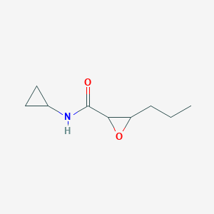 B3344864 N-Cyclopropyl-3-propyloxirane-2-carboxamide CAS No. 950483-64-4