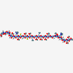 molecular formula C165H282N44O56S2 B3344872 Corticotropin releasing hormone (9-41) CAS No. 96118-75-1