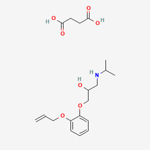 Butanedioic acid; 1-(propan-2-ylamino)-3-(2-prop-2-enoxyphenoxy)propan-2-ol