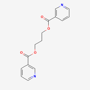 molecular formula C15H14N2O4 B3344881 Trimethylene glycol dinicotinate CAS No. 98326-19-3