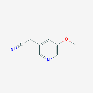 molecular formula C8H8N2O B3344897 2-(5-Methoxypyridin-3-YL)acetonitrile CAS No. 1000536-18-4