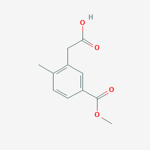 2-(5-(Methoxycarbonyl)-2-methylphenyl)acetic acid