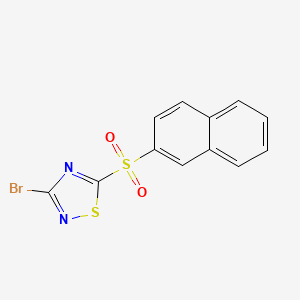 3-Bromo-5-(naphthalen-2-ylsulfonyl)-1,2,4-thiadiazole