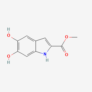 molecular formula C10H9NO4 B3345104 Methyl 5,6-dihydroxy-1H-indole-2-carboxylate CAS No. 10131-14-3