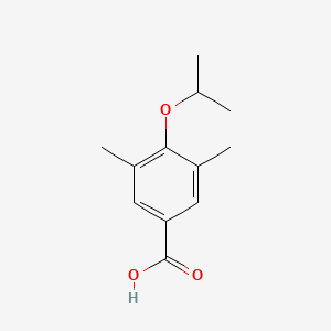 molecular formula C12H16O3 B3345114 3,5-Dimethyl-4-isopropoxybenzoic acid CAS No. 1014691-12-3