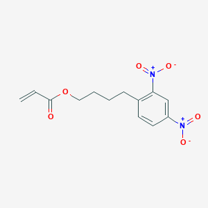 molecular formula C13H14N2O6 B3345148 4-(2,4-Dinitrophenyl)butyl prop-2-enoate CAS No. 1017789-49-9