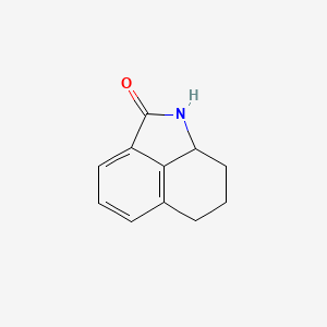 molecular formula C11H11NO B3345198 Benz(cd)indol-2(1H)-one, 6,7,8,8a-tetrahydro- CAS No. 102192-76-7