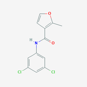 molecular formula C12H9Cl2NO2 B334521 N-(3,5-dichlorophenyl)-2-methylfuran-3-carboxamide 