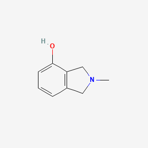 molecular formula C9H11NO B3345217 2-Methylisoindolin-4-ol CAS No. 1022250-74-3