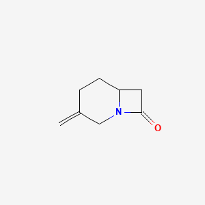 molecular formula C8H11NO B3345225 3-Methylene-1-azabicyclo[4.2.0]octan-8-one CAS No. 102358-06-5