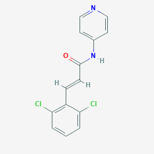 3-(2,6-dichlorophenyl)-N-(4-pyridinyl)acrylamide