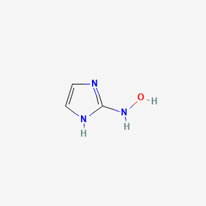 molecular formula C3H5N3O B3345267 2H-Imidazol-2-one, 1,3-dihydro-, oxime CAS No. 102998-00-5