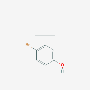 molecular formula C10H13BrO B3345299 4-溴-3-叔丁基苯酚 CAS No. 103414-68-2